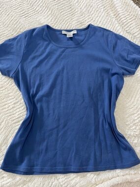 Geoffrey Beene Classic Blue Short-Sleeve Crewneck Tee